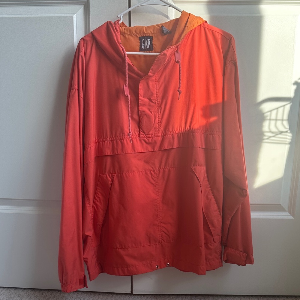 Salmon Hooded Windbreaker